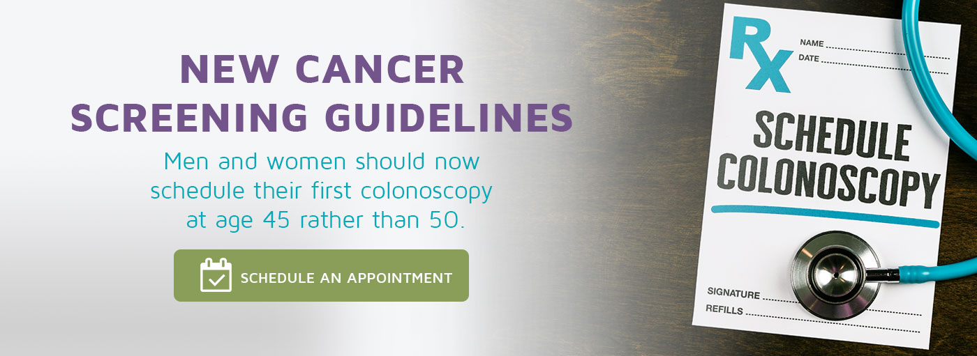 New Cancer Screening Guidelines - Contact Dr Weisberg to schedule yours